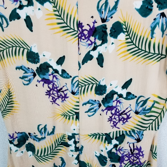 For Love & Lemons Pina Colada Scalloped Romper Lg - Picture 9 of 12